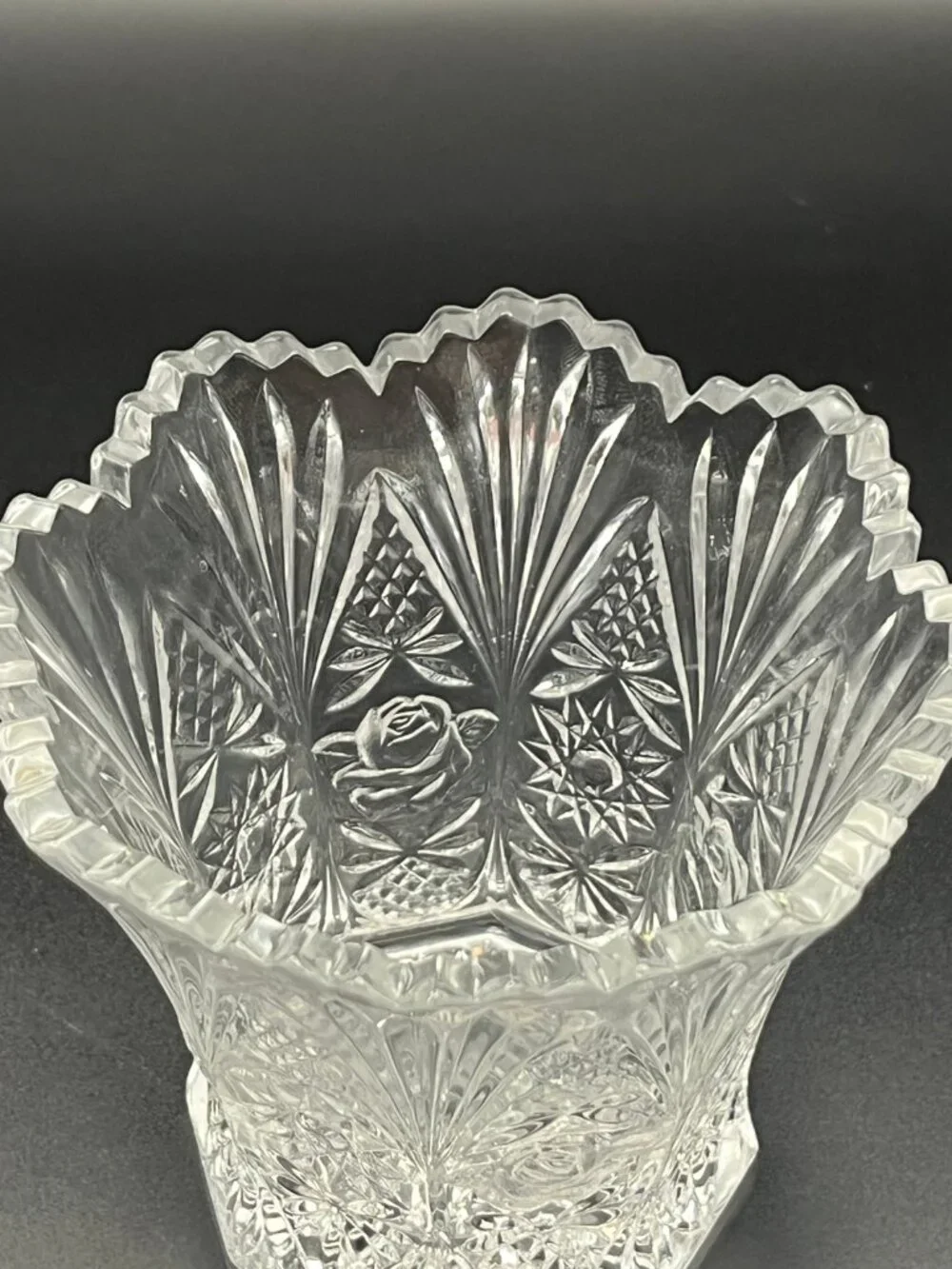 Crystal Lidded Jar Heirloom Glow Candle